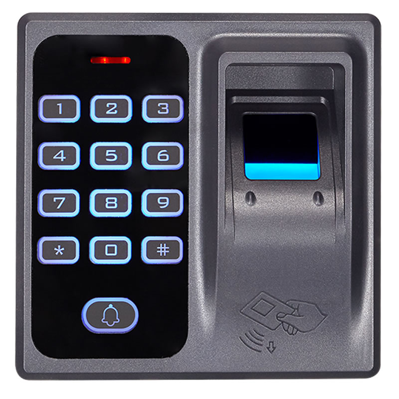 Biometric Fingerprint and TFS12A Card and Password Standalone and No software Offline Access Control System terminal